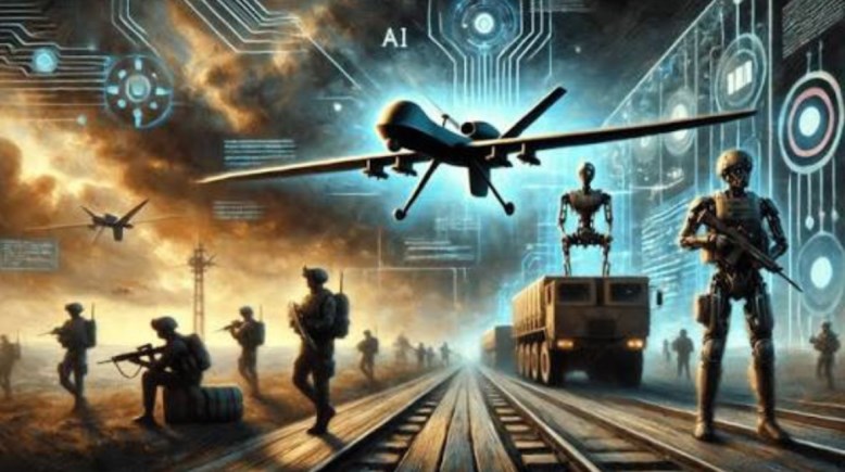 ثورة تعبيرية عن استخدام الذكاء الاصطناعي في الحروب 