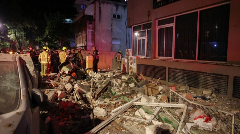 آثار ضربة إيرانية على إسرائيل