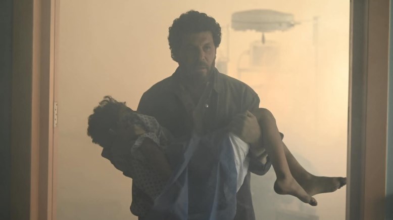 الطفل يونس وإياد نصار في مسلسل صحاب الأرض 