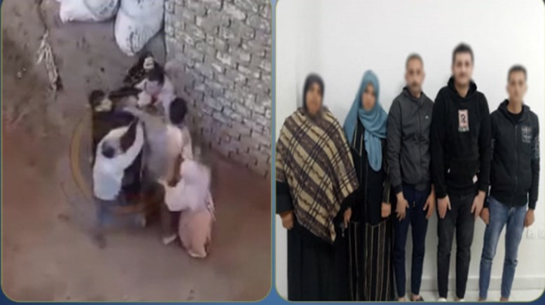 المتهمون وجانب من الواقعة