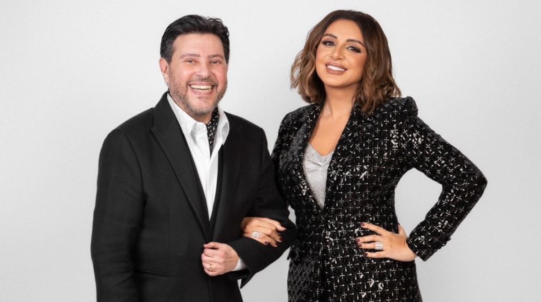 صورة تجمع هاني شاكر وأنغام