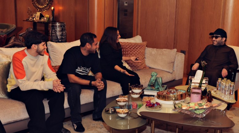 تركي آل شيخ في منزل أنغام