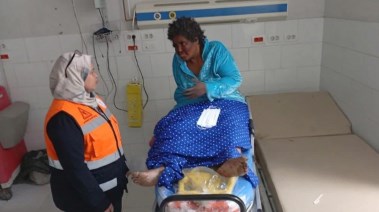 فريق التدخل السريع بالتضامن ينقذ سيدة