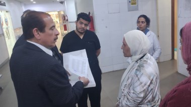  نائب وزير الصحة والسكان الدكتور عمرو قنديل جولة بزايد