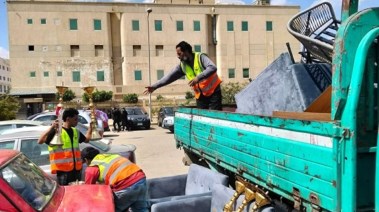 حملة لإزالة الإشغالات بالإسكندرية - أرشيفية 