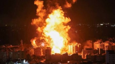 انفجارات في إسرائيل جراء صواريخ إيرانية 