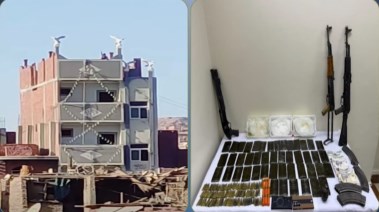 المضبوطات التي تم العثور عليها بحوزة المتهم