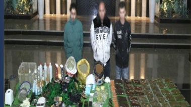 بعض المتهمين المقبوض عليهم