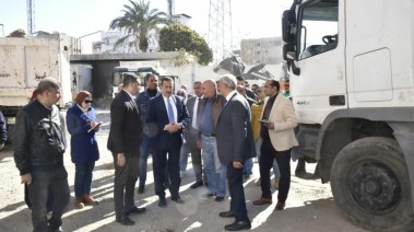 محافظ بورسعيد خلال الجولة