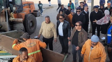 حملة لرفع الإشغالات في بنها