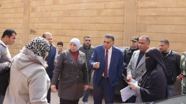 جانب من جولة محافظ القليوبية بمدينة الخصوص 