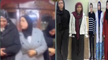 المتهمون وجانب من الواقعة 