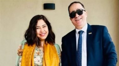 شرين عبد الوهاب والمستشار ياسر قنطوش