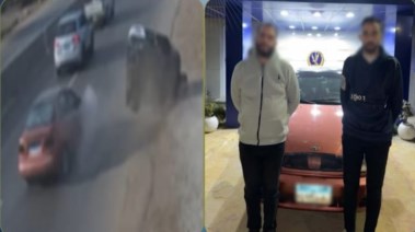 المتهمين وجانب من الواقعة 