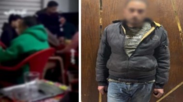 المتهم وجانب من الموقع 