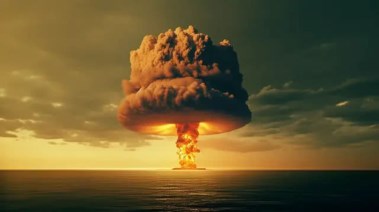 إشعاع القنابل النووية- تعبيرية