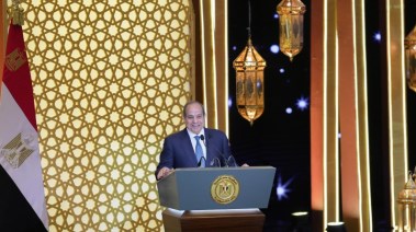 الرئيس السيسي خلال الحفل