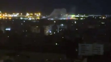 صورة متداولة لموقع الاستهداف في الضاحية الجنوبية