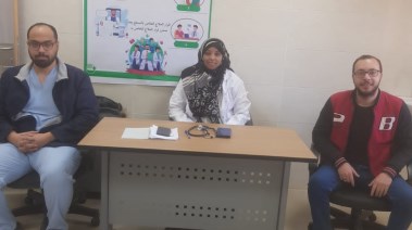 من إحدى الوحدات الصحية بقنا