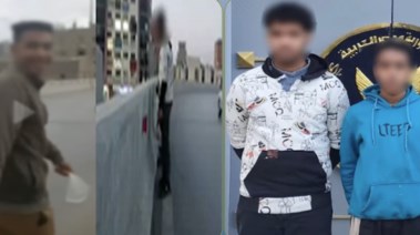 المتهمان وجانب من الواقعة