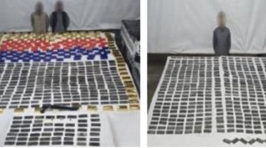 المتهمون والمضبوطات 