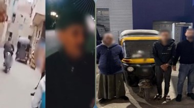 المتهمين وجانب من الواقعة 