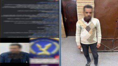 المتهم وجانب من الواقعة 