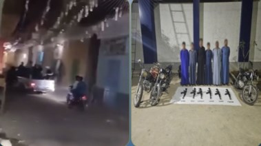 المتهمون وجانب من الواقعة