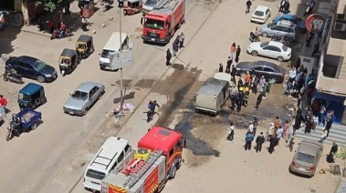 جانب من الحريق 