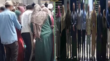 المتهمون وجانب من الواقعة