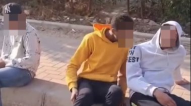 لقطة من فيديو شباب الزومبي في أكتوبر