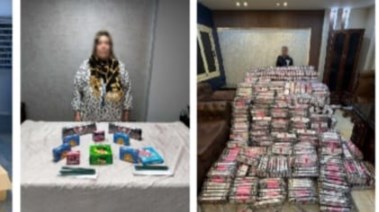 جانب من المضبوطات 