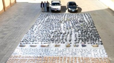 جانب من المضبوطات 