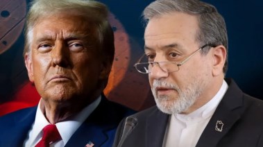 الرئيس الأمريكي، دونالد ترامب، ووزير الخارجية الإيراني، عباس عراقجي،