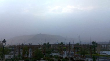 انخفاض مستوى الرؤية في أسوان