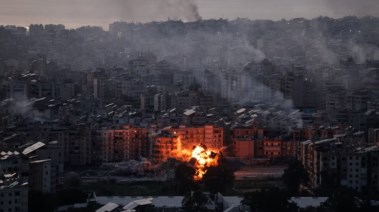 انفجار في الضواحي الجنوبية لبيروت بعد غارة إسرائيلية