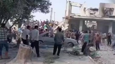 قصف مدرسة للبنات في إيران