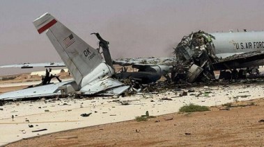 طائرة أمريكية مدمرة