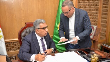 محافظ الدقهلية ووكيل التموين 