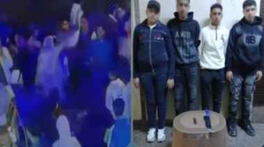 المتهمون وجانب من الواقعة