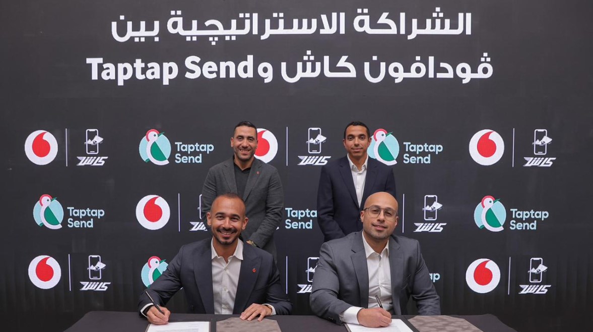 توقيع الشراكة بين فودافون و"Taptap Send"