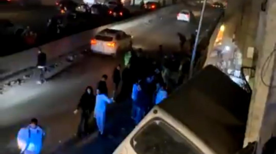 سقوط أتوبيس ركاب من أعلى دائري بشتيل