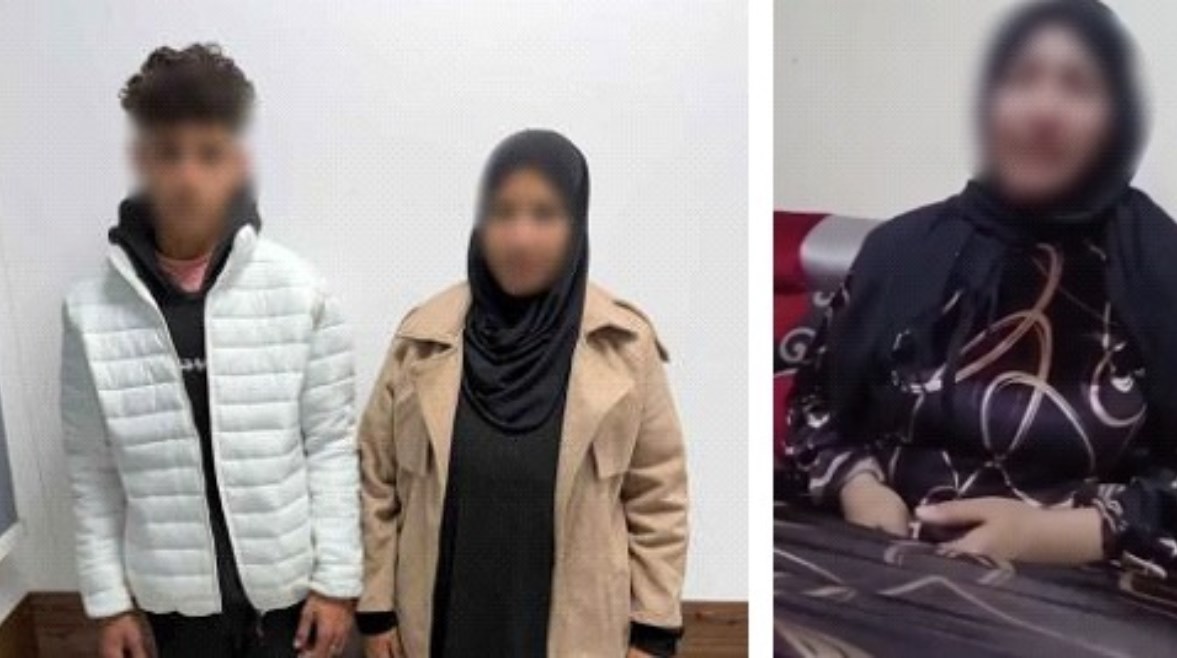 الأم ونجلها 