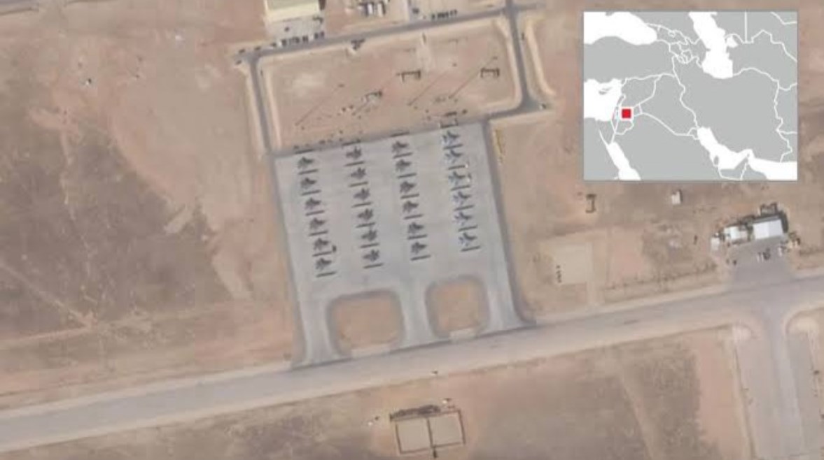 صورة جوية لقاعدة الأمير سلطان في السعودية 