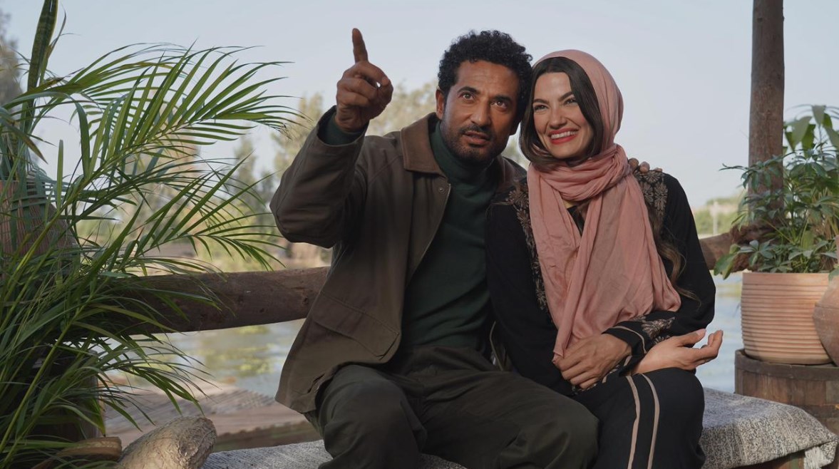 تارا عماد مع عمرو سعد من مسلسل إفراج