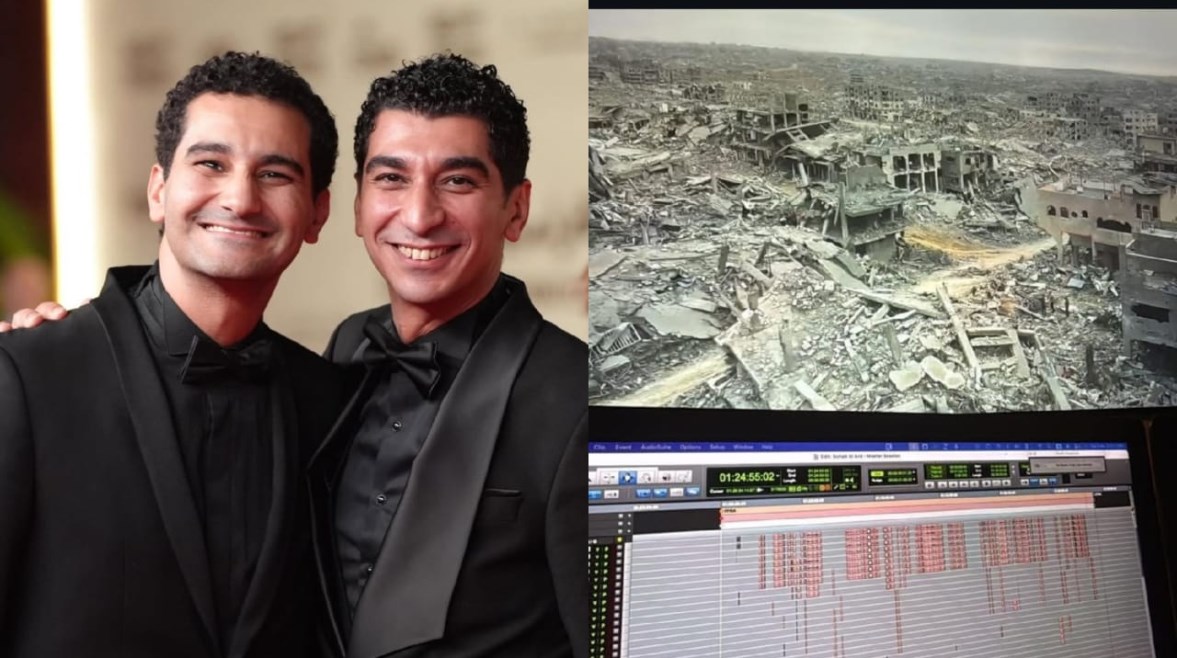 المخرج كريم الشناوي وأمير الشناوي من تجهيزات الحلقة الأخيرة