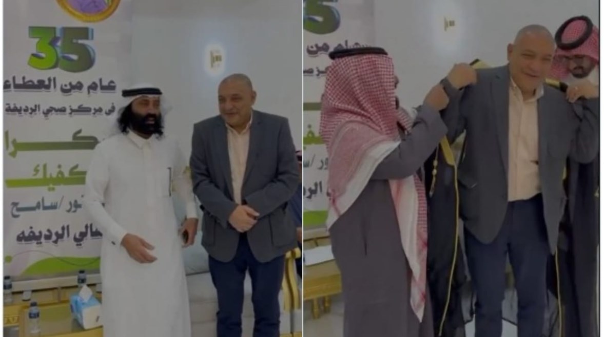 من تكريم الطبيب المصري سامح السكري