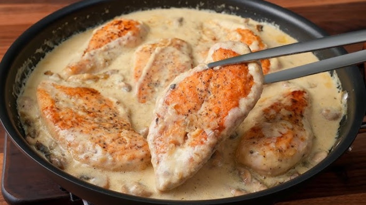 دجاج بالموتزاريلا