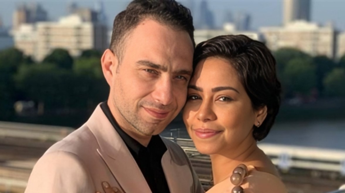 المطرب حسام حبيب وطليقته الفنانة شيرين عبدالوهاب