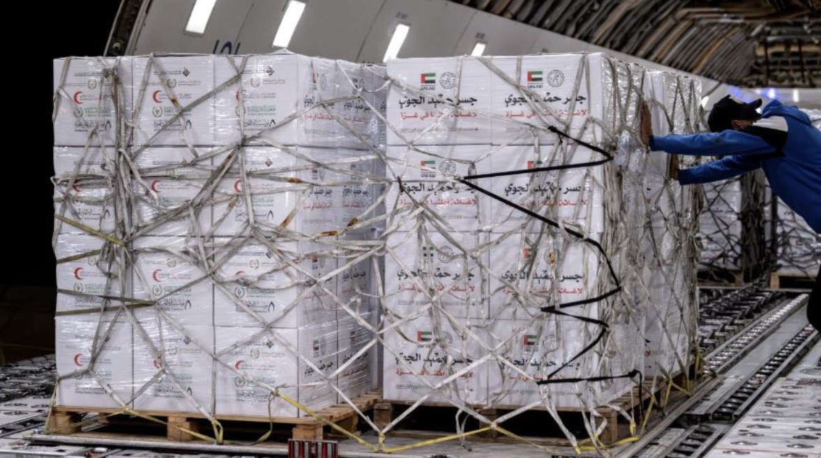 صورة من المساعدات 